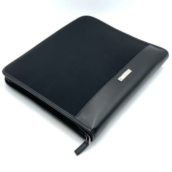 GUCCI 019 0434 Clutch Bag/Second Bag Leather/Nylon/Black Pencil Case for Men ...
